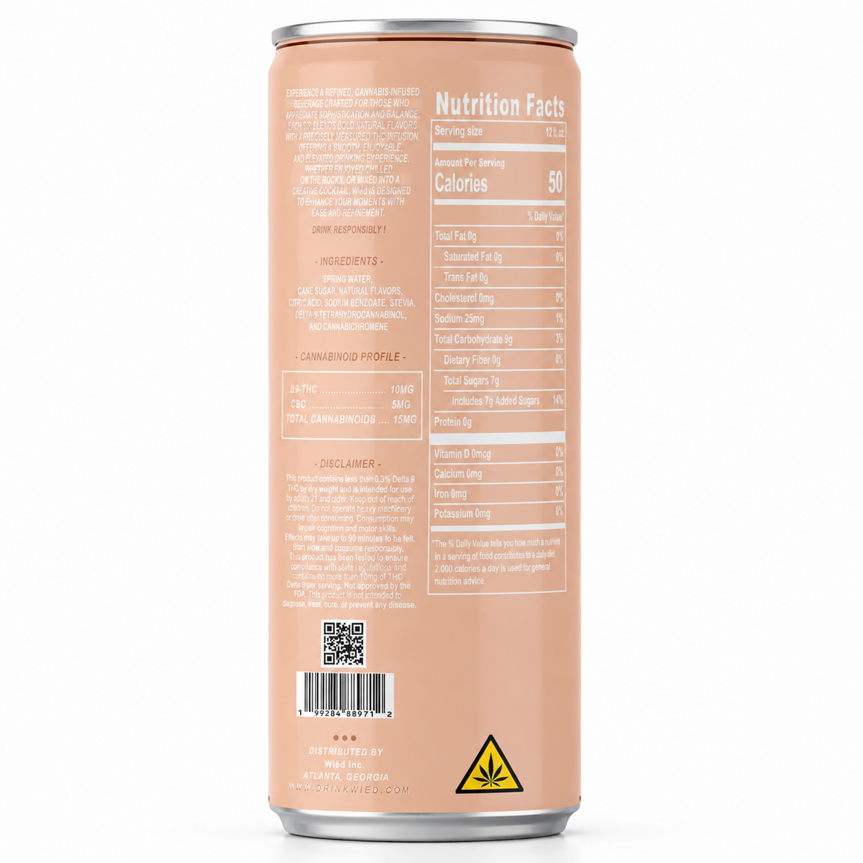 Georgia Peach 10MG Artisanal Ginger Spirit